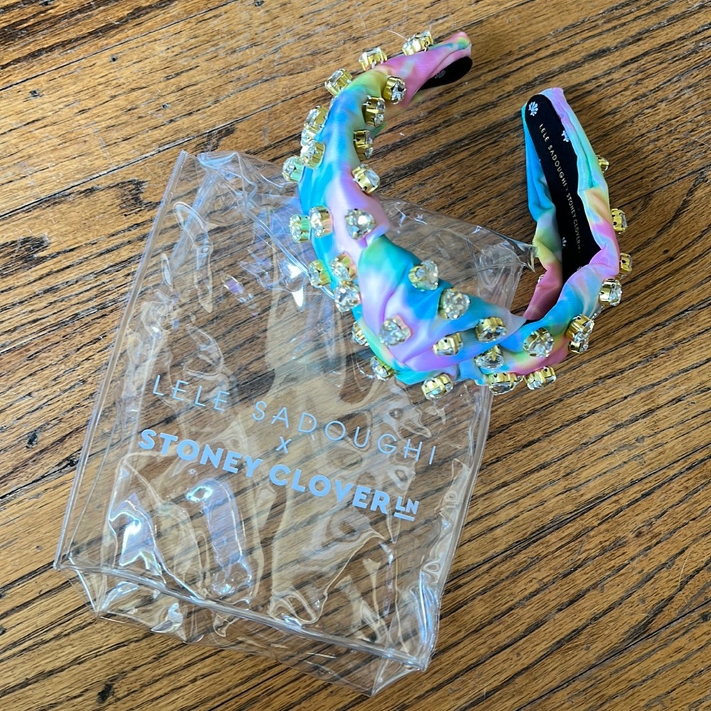 Lele Sadoughi X Stoney Clover Ln. Tie Dye Hearts Headband